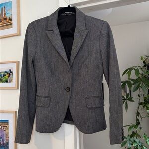Chic Grey Suit Jacket